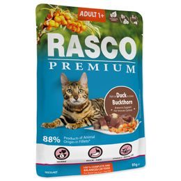 Kapsička RASCO Premium Cat Pouch Adult, Duck, Buckthorn