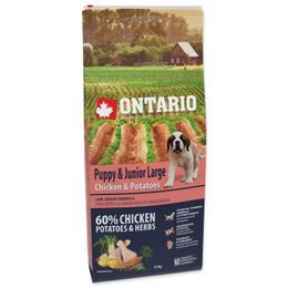 ONTARIO Puppy & Junior Large Chicken & Potatoes & Herbs