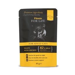 Fitmin for Life masová kapsička pro kočky Adult Chicken 85 g