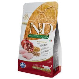 KRMIVO N&D ANCESTRAL GRAIN CAT NEUTERED - CHICKEN ADULT 1.5KG