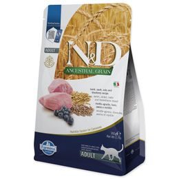 KRMIVO N&D ANCESTRAL GRAIN CAT LAMB, SPELT, OATS AND BLUEBERRY ADULT 300G