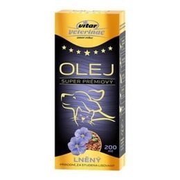 Lněný olej 200ml Vitar