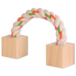 Hračka TRIXIE lano s kostkami 20 cm