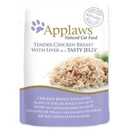 Kapsička APPLAWS Cat Pouch Chicken with Liver in Jelly