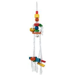 Hračka BIRD JEWEL medůza závěsná dřevo - provaz 70 cm