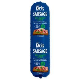 Salám BRIT Premium Dog Sausage Turkey & Peas
