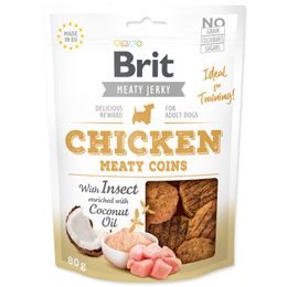 Snack BRIT Jerky Chicken with Insect Meaty Coins