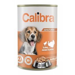 Calibra dog 1240g krůta, kuře a těstoviny v želé