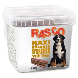 Pochoutka RASCO Dog hvězdy šunkové s játry