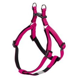 Nobby SOFT GRIP postroj nylon S-M 40-56cm / 15mm růžová
