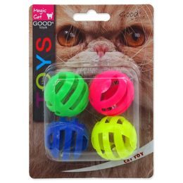Hračka MAGIC CAT míček děrovaný plastový s rolničkou 3,75 cm