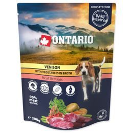 Kapsička ONTARIO Dog Venison with Vegetable in Broth