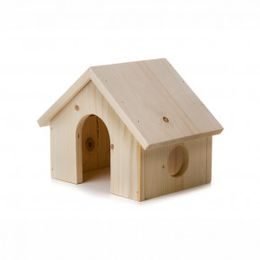 Dřevěný domek z masivu pro morčata