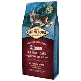 CARNILOVE Salmon Adult Cats Sensitive and Long Hair