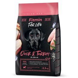 Fitmin For Life Duck & Rice Kompletní krmivo pro psy 2,5 kg