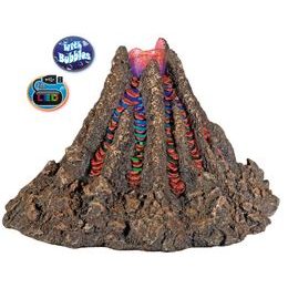 Nobby akvarijní dekorace vulkán s LED a vzduchováním 22,7 x 19,5 x 14,5 cm