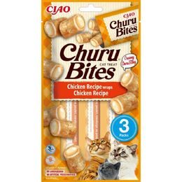 Churu Cat Bites Chicken wraps&Chicken Purée 3x10g
