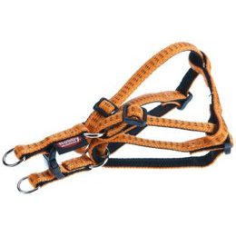 Nobby SOFT GRIP postroj nylon L-XL 60-86cm / 25mm oranžová