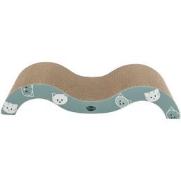 MIMI škrábací karton vlna 50x9x23 cm modrá