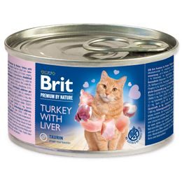 Konzerva BRIT Premium by Nature Turkey with Liver