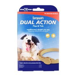 Sergeant´s Dual Action Flea and Tick obojek pro psy do 50cm