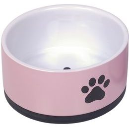 Nobby keramická miska PAW s protiskluzem růžová 17 x 8,0 cm/1,1 l