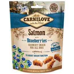 CARNILOVE Dog Crunchy Snack Salmon with Blueberries with fresh meat