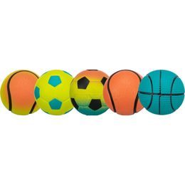 Neonový míček mechová guma, ø 4.5 cm