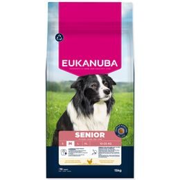 Krmivo EUKANUBA Senior Medium rich in fresh chicken 15 kg
