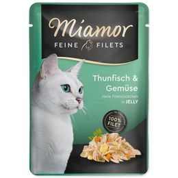 Kapsička MIAMOR Feine Filets tuňák + zelenina v želé