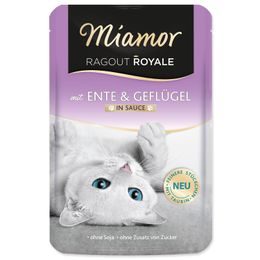 Kapsička MIAMOR Ragout Royale kachna + drůbež ve šťávě