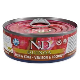 KONZERVA N&D CAT QUINOA VENISON & COCONUT 80 GR