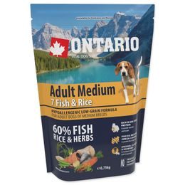 ONTARIO Dog Adult Medium Fish & Rice