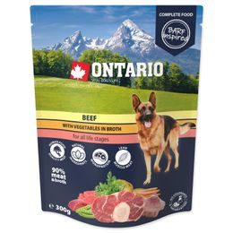 Kapsička ONTARIO Dog Beef with Vegetable in Broth