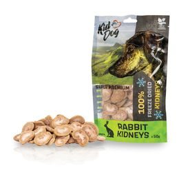 KIDDOG SUPER PREMIUM 100% králičí ledvinky sušené mrazem 50 g