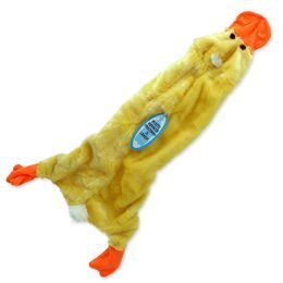 Hračka DOG FANTASY Skinneeez návlek na láhev kachna 60 cm