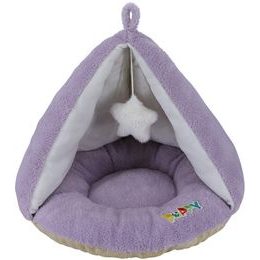 Nobby PUPPY plyšový stan pro psy růžová 50x37cm
