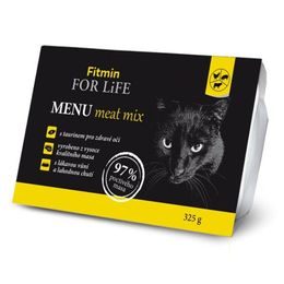 Fitmin masová vanička pro kočky Menu Meat Mix 325 g