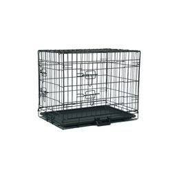AK Pets skládací klec černá 77,5 x 48,5 x 55,5 cm