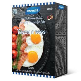 SMOOKIES Premium BACON - slaninové sušenky 100% human grade, 200g