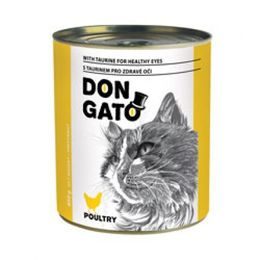 DON GATO Konzerva pro kočky - drůbeží 850 g