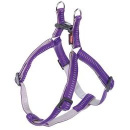 Nobby SOFT GRIP postroj nylon S-M 40-56cm / 15mm fialová