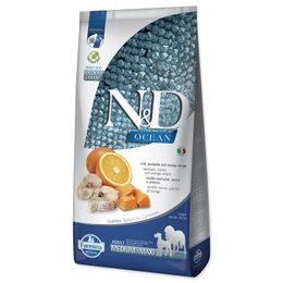 KRMIVO N&D OCEAN DOG CODFISH, PUMPKIN AND ORANGE ADULT MEDIUM & MAXI 12KG