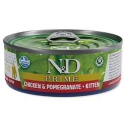 KRMIVO N&D CAT PRIME CHICKEN & POMEGRANATE KITTEN 70 GR