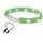 Nobby LED plochý svítící obojek pro psy zelený L 70cm