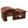 Domek SMALL ANIMALS kaskada dřevěný s kůrou 43 x 28 x 22 cm