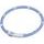 Nobby Led Puppy svítící kroužek silikon světle modrá 45cm
