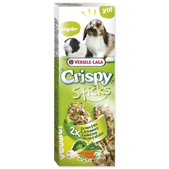 Tyčinky VERSELE-LAGA Crispy se zeleninou pro králíky a morčata
