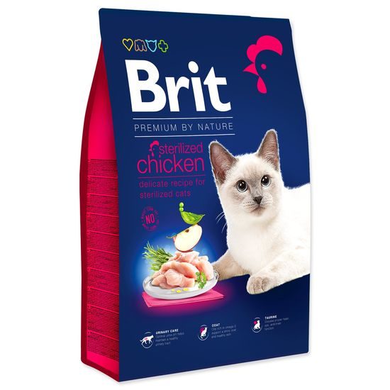 Brit Premium by Nature Cat. Sterilized Chicken, 8 kg
