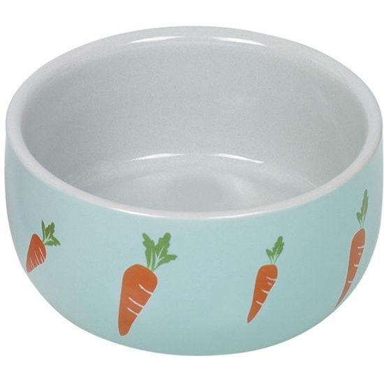 Nobby WORTEL keramická krmná miska pro hlodavce světle modrá 11x4,5cm/0,3l